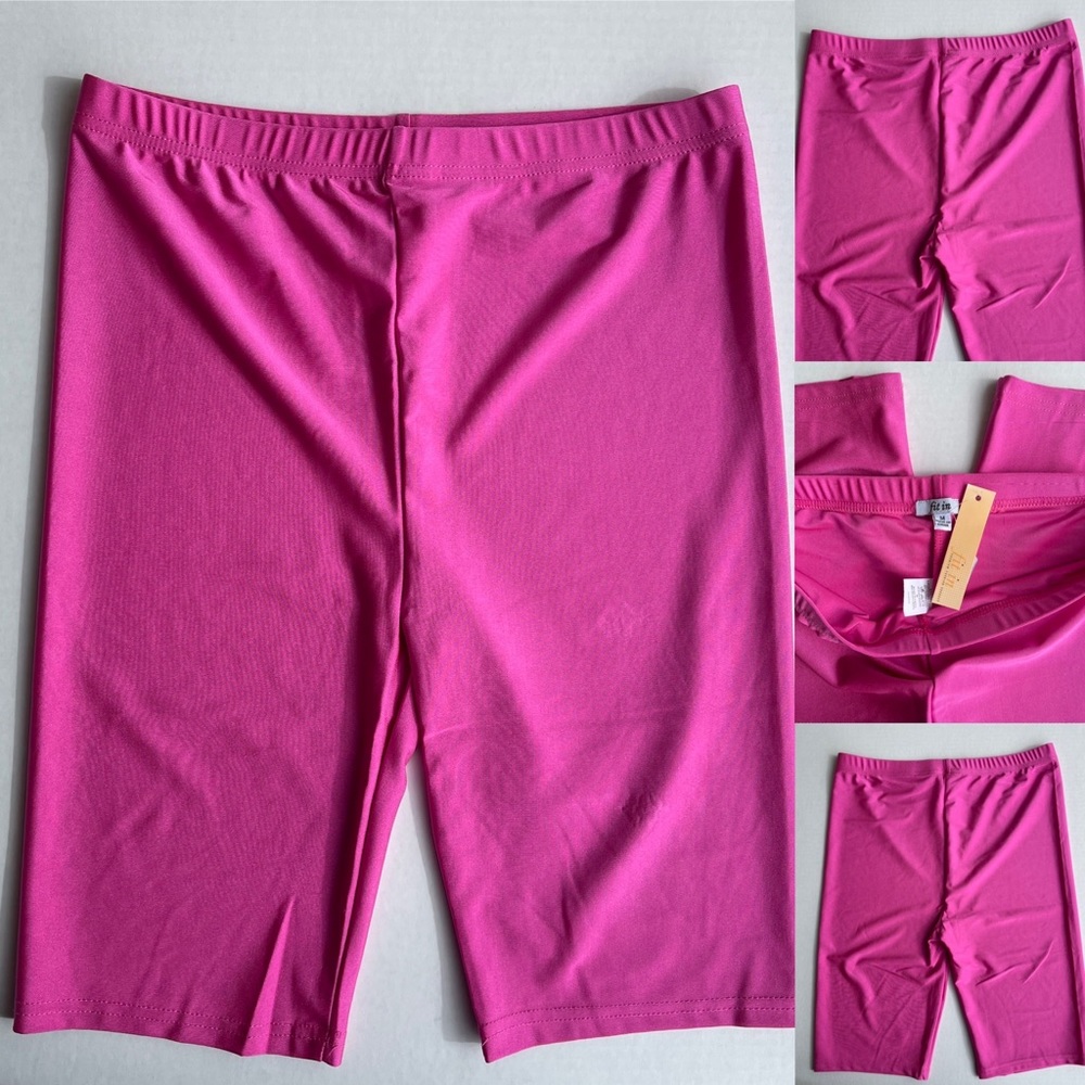 Fit In NWT Biker Shorts Bright Pink